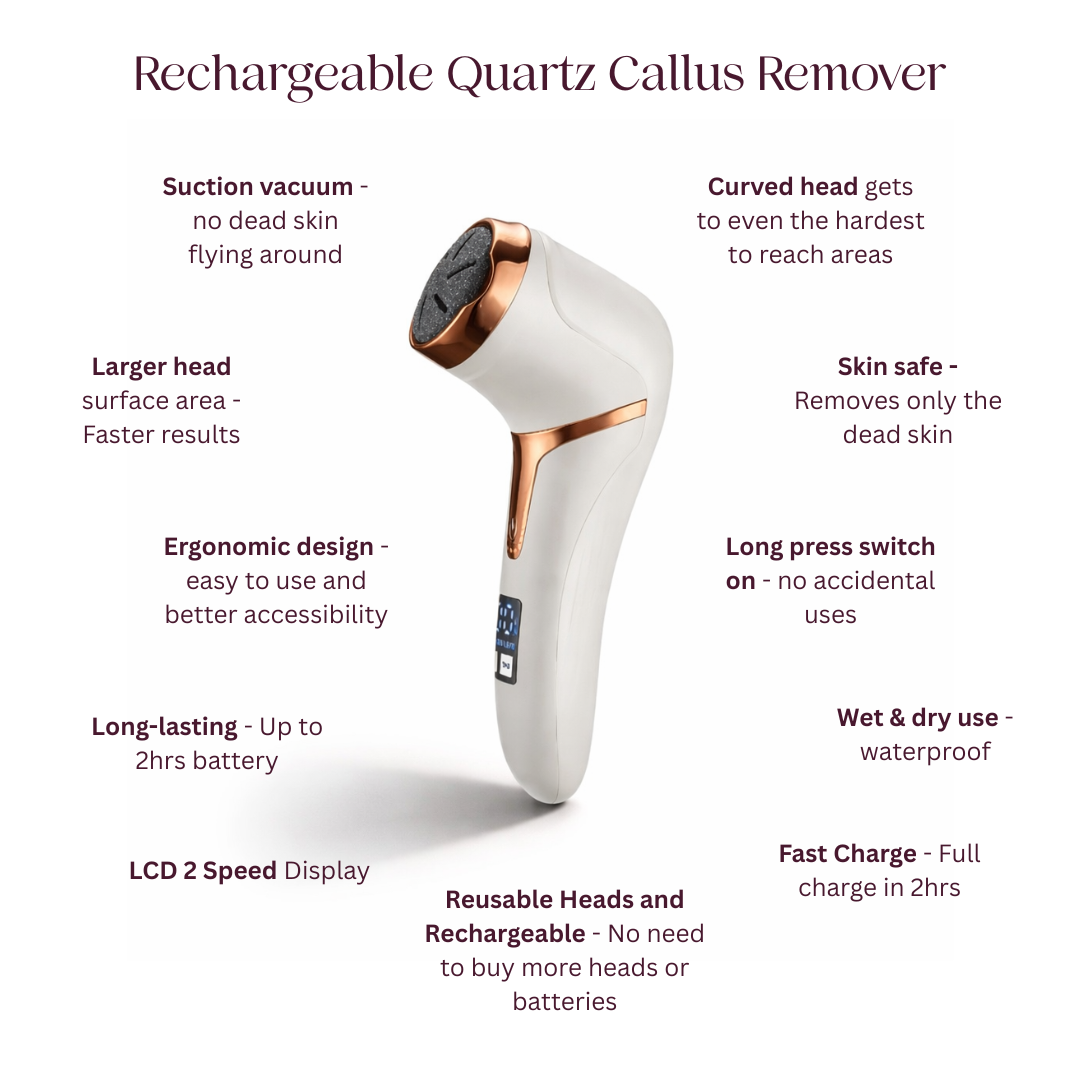 Quartz Rechargeable Foot Callus Remover